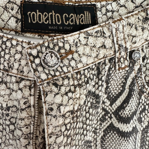 Roberto Cavalli Python Pattern Jeans - Picture 5 of 7
